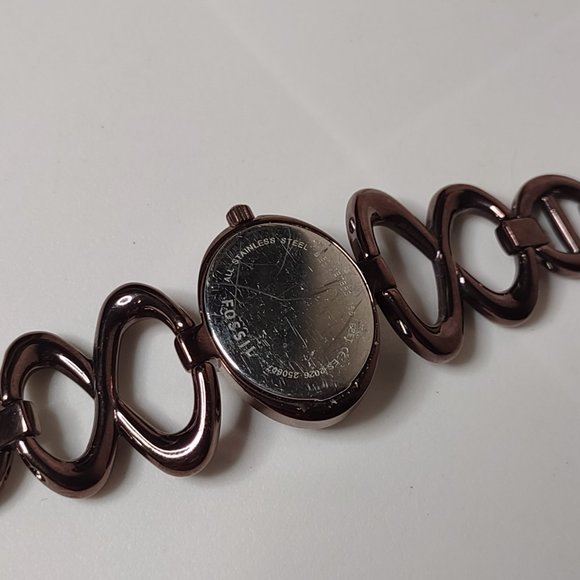 Analog Dark Fossil Watch - Picture 10 of 12